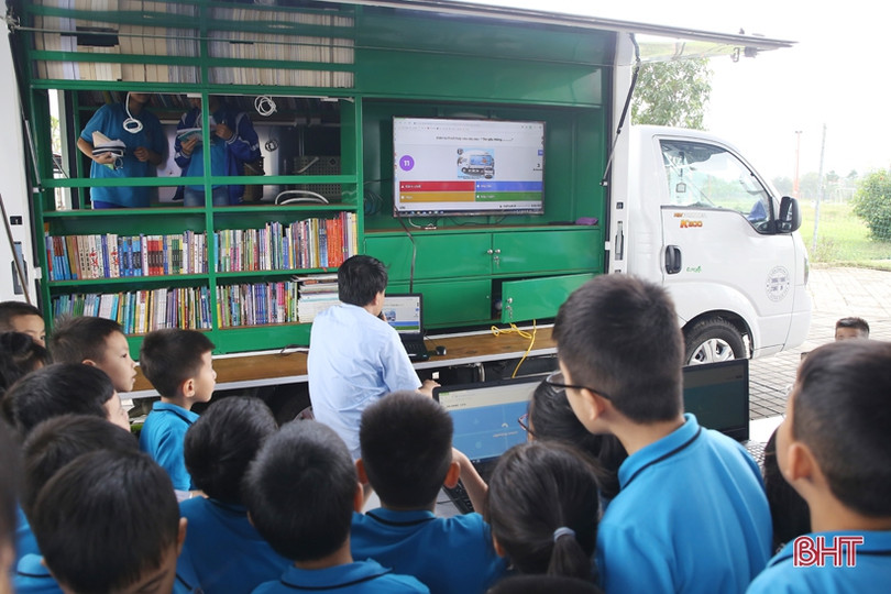 Học sinh Trường Albert Einstein Hà Tĩnh vui “Ngày hội đọc sách”