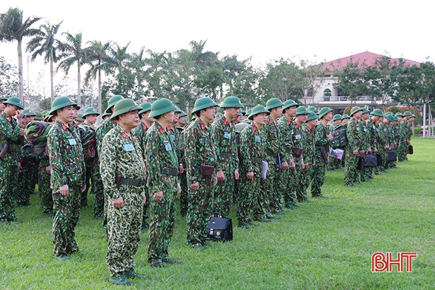 Hà Tĩnh hoàn thành luyện tập chỉ huy - tham mưu 1 bên 2 cấp trên bản đồ và ngoài thực địa