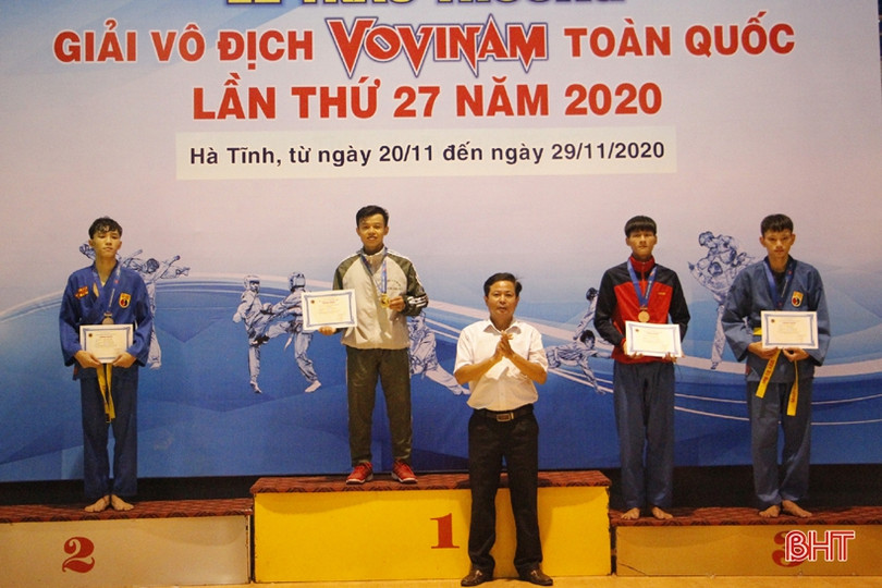 Giải Vô địch Vovinam toàn quốc tại Hà Tĩnh: 18 bộ huy chương đã có chủ nhân