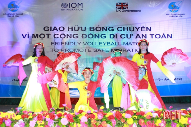 Người dân Can Lộc được truyền thông kiến thức phòng chống mua bán người