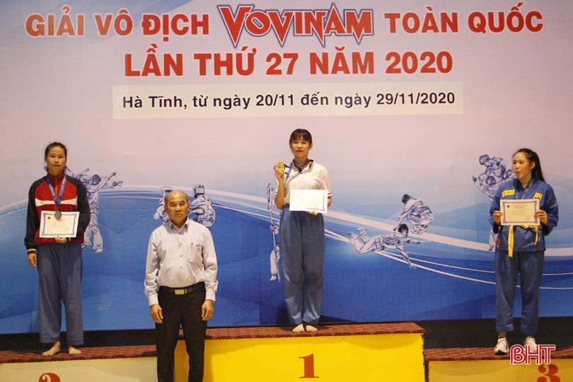 Giải Vô địch Vovinam toàn quốc tại Hà Tĩnh: 18 bộ huy chương đã có chủ nhân