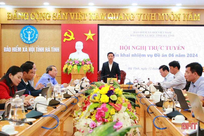 Nhằm nâng cao hiệu quả chuyển đổi số, ngay từ đầu năm, BHXH Hà Tĩnh đã quyết liệt chỉ đạo toàn ngành thực hiện Đề án 06 của Chính phủ. 5-6640.jpg