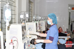 Mở rộng mạng lưới điều trị suy thận cho bệnh nhân ở Hà Tĩnh