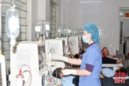 Mở rộng mạng lưới điều trị suy thận cho bệnh nhân ở Hà Tĩnh