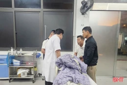 359 trường hợp vào cơ sở y tế Hà Tĩnh thăm khám, điều trị do tai nạn giao thông