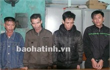 4 đối tượng đánh bạc bị bắt giữ