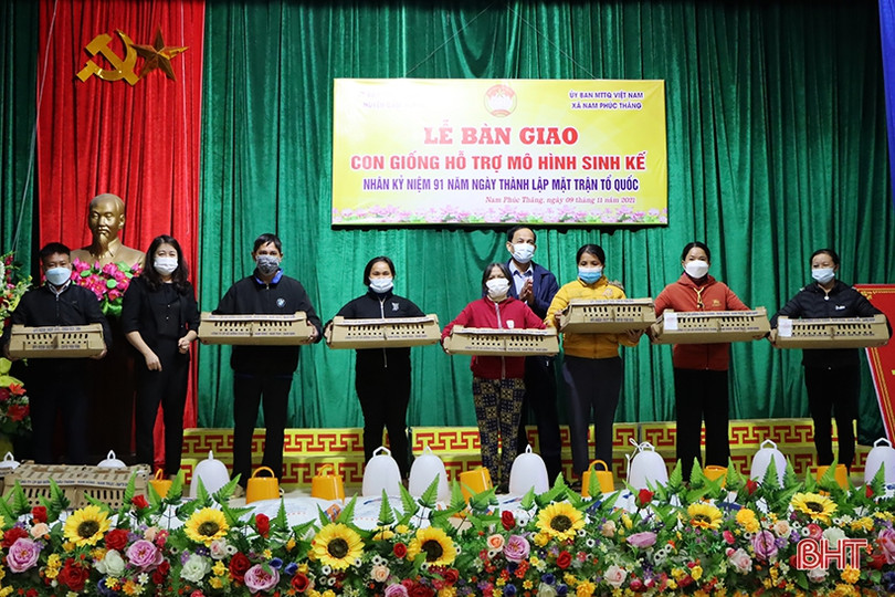 153 hộ nghèo Cẩm Xuyên được hỗ trợ sinh kế