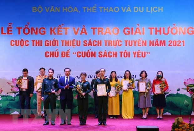 Trao giải Cuộc thi Trao giải Cuộc thi “Giới thiệu sách trực tuyến” năm 2021