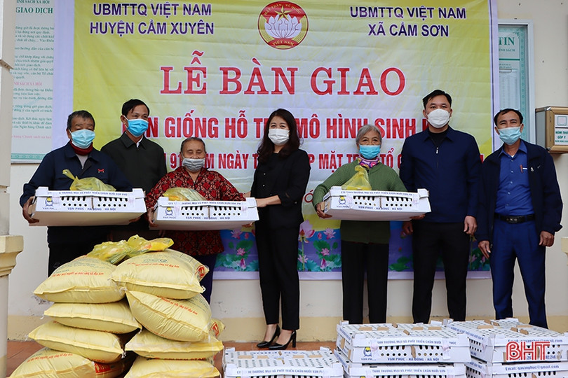 153 hộ nghèo Cẩm Xuyên được hỗ trợ sinh kế