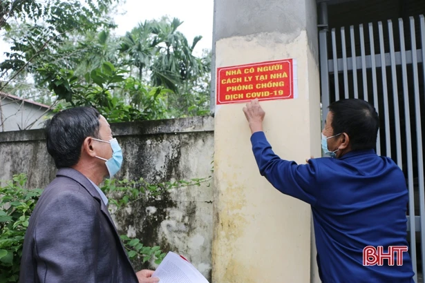 Hà Tĩnh giám sát chặt chẽ cách ly tại nhà, ngăn dịch lây nhiễm chéo