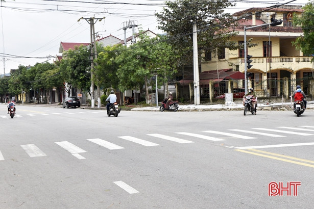 3 cụm đèn tín hiệu giao thông ở Hồng Lĩnh cùng ngừng hoạt động