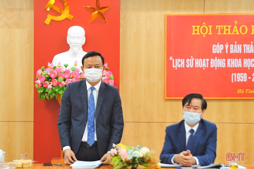 Góp ý hoàn thiện cuốn sách “Lịch sử hoạt động KH&CN tỉnh Hà Tĩnh” 