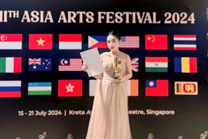 Sinh viên quê Hà Tĩnh dành Cúp Vàng Asia Arts Festival 2024