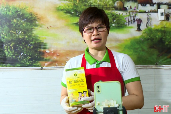 Thương mại điện tử mở rộng thị trường cho sản phẩm OCOP Hà Tĩnh