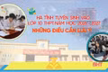 [Infographic] Hà Tĩnh tuyển sinh vào lớp 10 THPT, những điều cần lưu ý