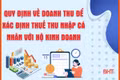 [Motion Graphic] Quy định về doanh thu để xác định thuế TNCN với hộ kinh doanh