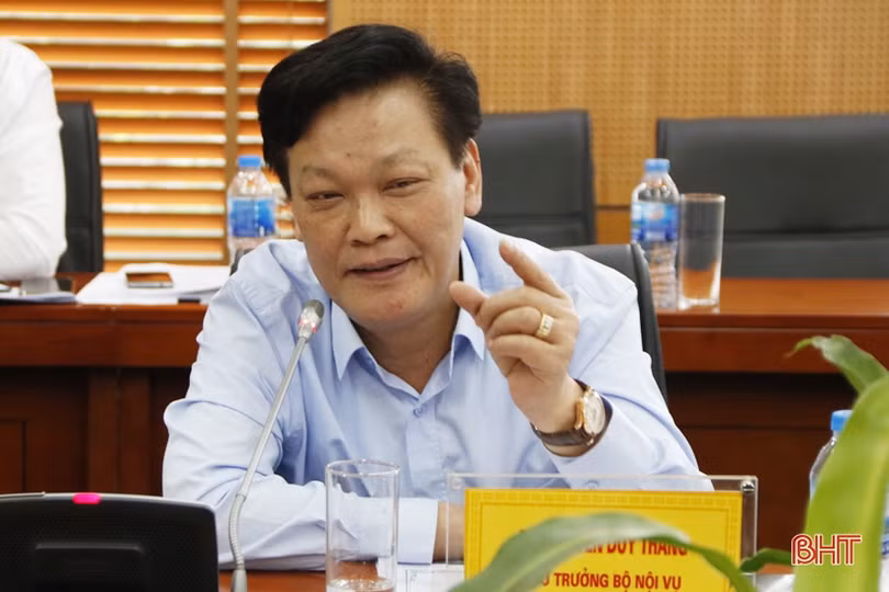 Hà Tĩnh xin ý kiến Bộ Nội vụ về sắp xếp đơn vị hành chính cấp huyện, xã