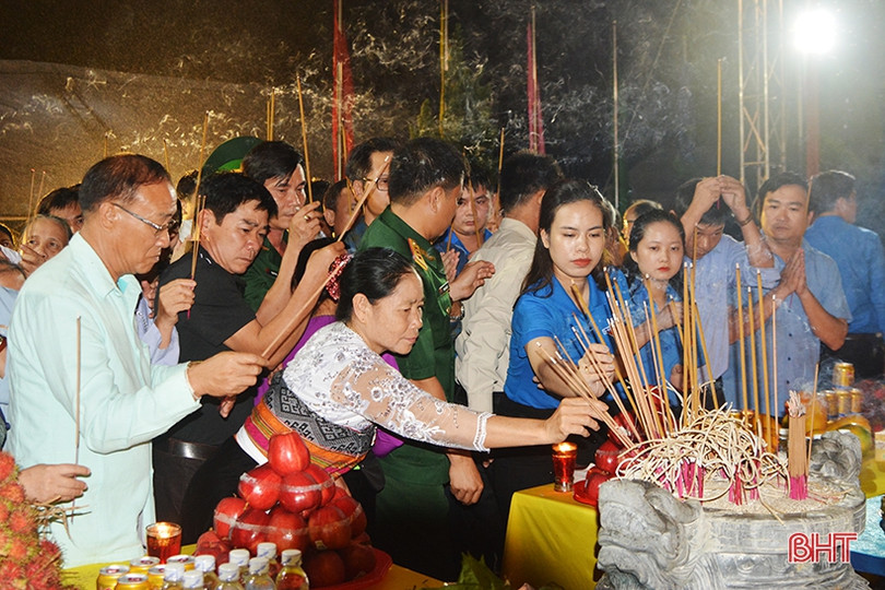 Hà Tĩnh tổ chức đại lễ cầu siêu tại Nghĩa trang Liệt sỹ quốc gia Nầm