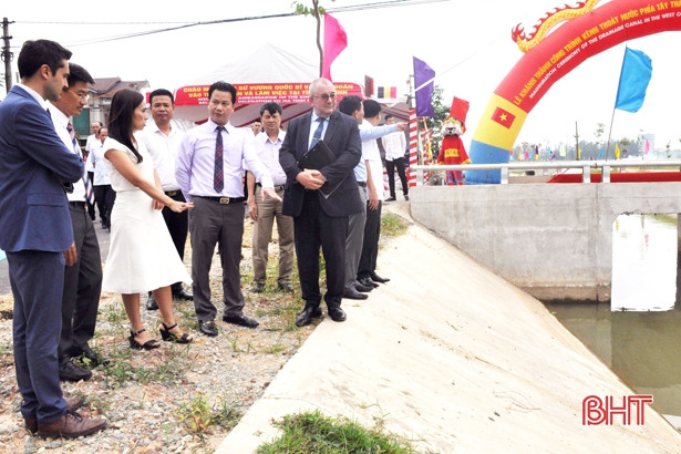 Khánh thành kênh thoát nước phía tây TP Hà Tĩnh