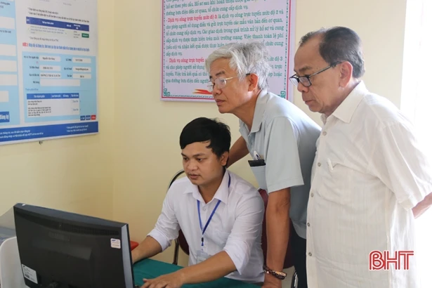 Tỷ lệ hồ sơ giải quyết trước và đúng hạn của Hà Tĩnh đạt 99,46%