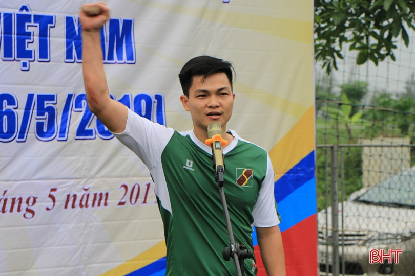 16 đội tranh tài Giải Bóng đá thể thao ngành Ngân hàng Hà Tĩnh