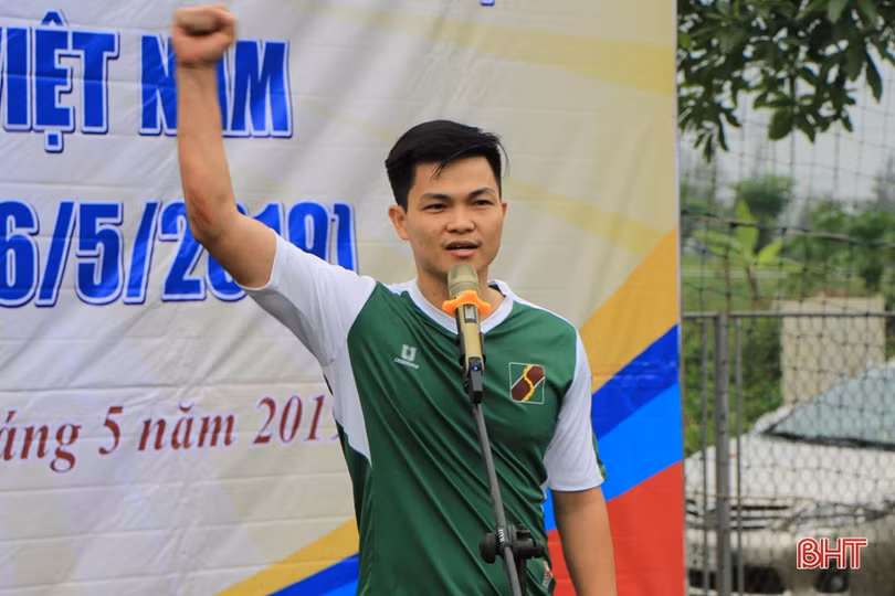 16 đội tranh tài Giải Bóng đá thể thao ngành Ngân hàng Hà Tĩnh