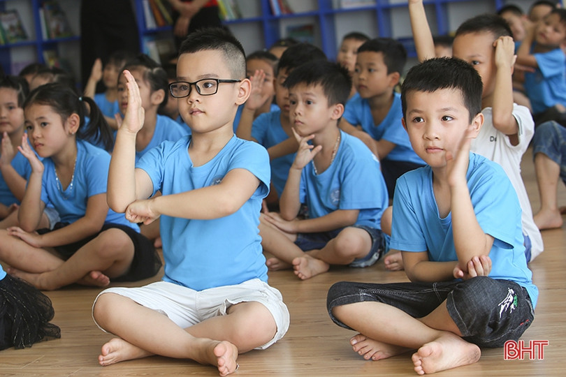 Sau khóa tiền tiểu học Trường Albert Einstein, các bé sẵn sàng tâm thế vào lớp 1