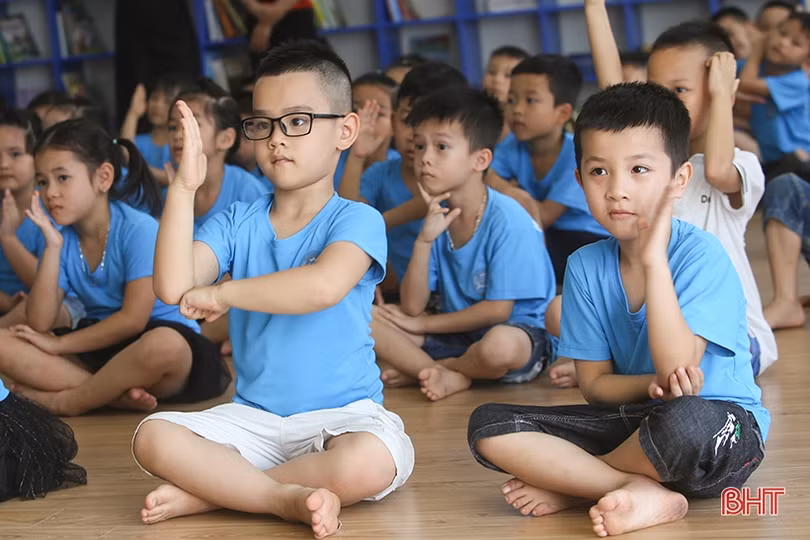 Sau khóa tiền tiểu học Trường Albert Einstein, các bé sẵn sàng tâm thế vào lớp 1