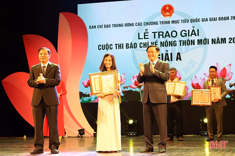 Hà Tĩnh giành 2 giải A Cuộc thi Báo chí viết về nông thôn mới