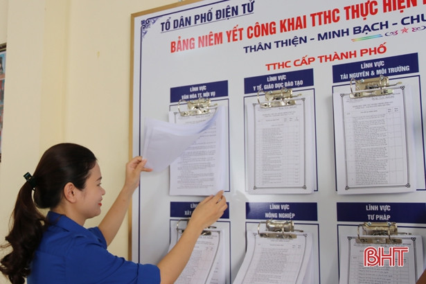 TP Hà Tĩnh thí điểm 2 tổ dân phố điện tử, tiến tới “chính quyền phục vụ”