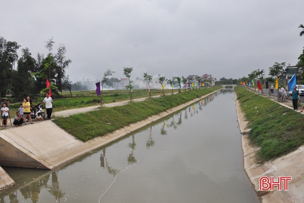 Khánh thành kênh thoát nước phía tây TP Hà Tĩnh