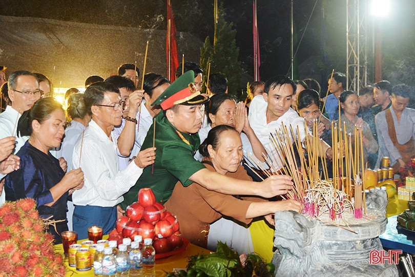 Hà Tĩnh tổ chức đại lễ cầu siêu tại Nghĩa trang Liệt sỹ quốc gia Nầm