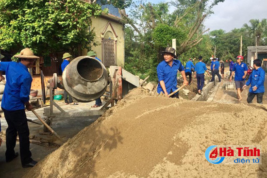 Cẩm Xuyên ra quân cao điểm xây dựng khu dân cư mẫu, vườn mẫu