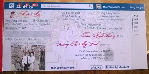 thiep moi dam cuoi doc nhat vo nhi tai viet nam