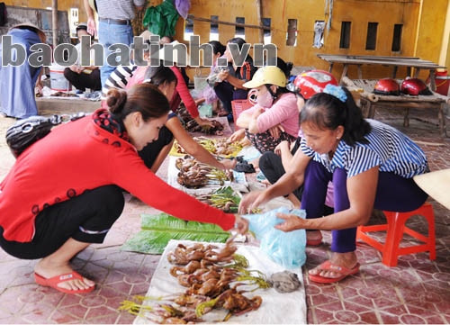 "Chợ cói". Ảnh: Hương Thành "Chợ cói". Ảnh: Hương Thành