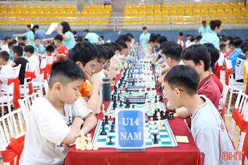 662 vận động viên tranh tài Giải Vô địch cờ vua Thành Sen - Hà Tĩnh mở rộng 
