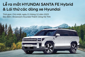 Hyundai Thành Công Hà Tĩnh ra mắt Hyundai Santa Fe Hybrid và trải nghiệm lái thử