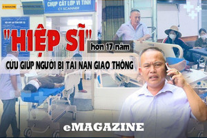 "Hiệp sĩ" hơn 17 năm cứu giúp người bị tai nạn giao thông