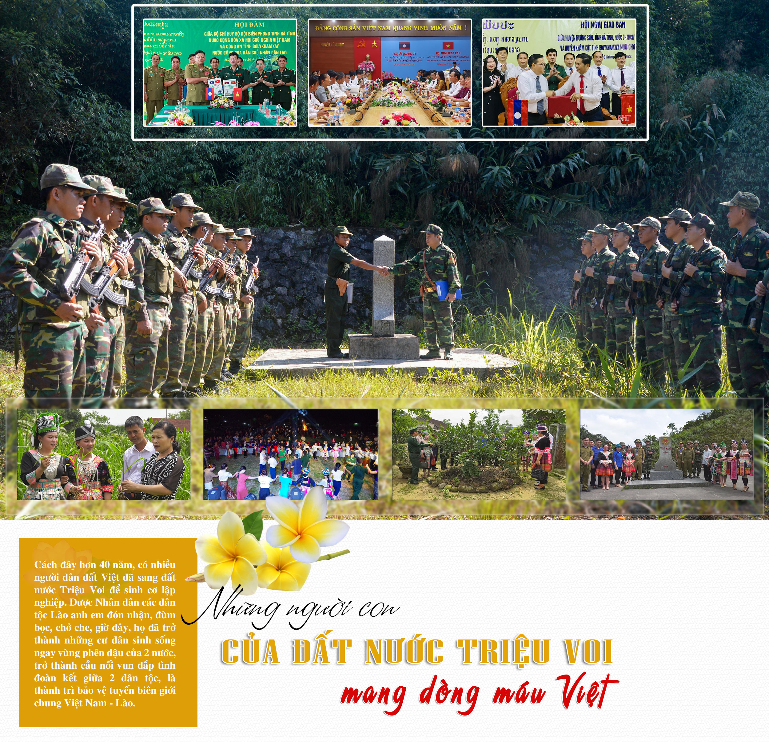 Những người con của đất nước Triệu Voi mang dòng máu Việt (bài 2): Thắt chặt tình đoàn kết nơi biên viễn