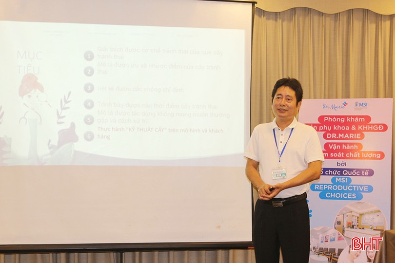 Các lớp tập huấn được tổ chức đã góp phần giúp các học viên nâng cao kỹ năng nghiệp vụ về kỹ thuật cấy que tránh thai 2 nang. z5797979936021_966e74b33f759ebe96cf4ea197dc0776.jpg