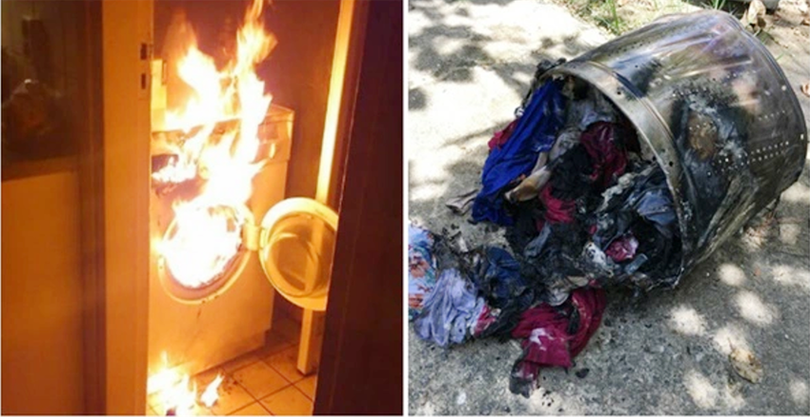 Bảo dưỡng và vệ sinh máy sấy quần áo thường xuyên để phòng ngừa cháy nổ từ máy sấy quần áo.