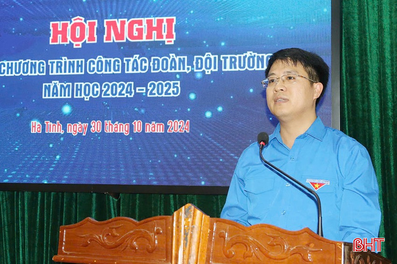 Phó Bí thư Tỉnh đoàn - Chủ tịch Hội đồng Đội tỉnh Nguyễn Viết Hải Đăng kết luận hội nghị. bqbht_br_z5982666584341-24de244d81d524e2c6cd193d8800701a.jpg