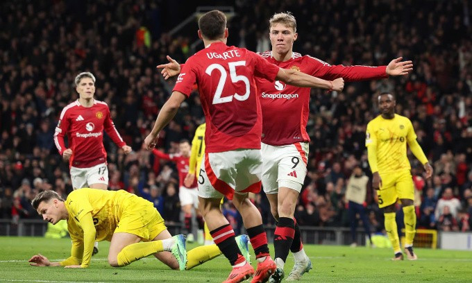 Image hình ảnh hình ảnh hình ảnh hình ảnh hình ảnh Hakon Evjen - Man Utd lần đầu thắng dưới trướng Amorim