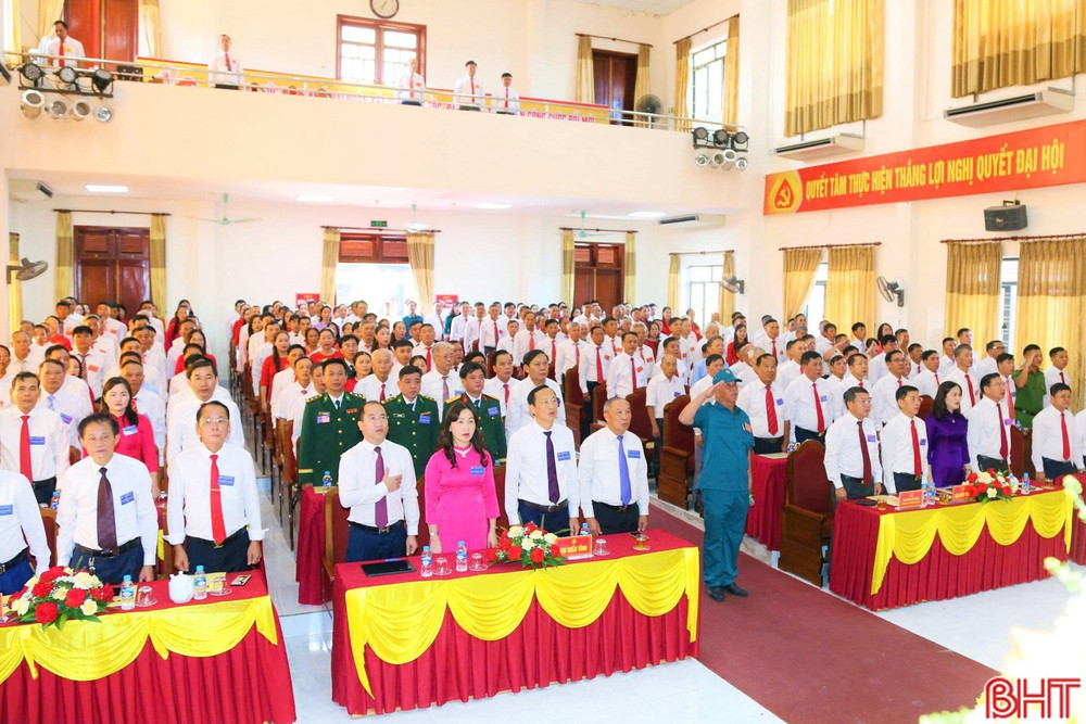 Các đại biểu thực hiện nghi lễ chào cờ. image.jpg