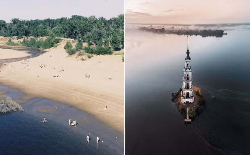 Cảnh làng quê Nga đẹp như tranh vẽ bên dòng Volga - Baltic