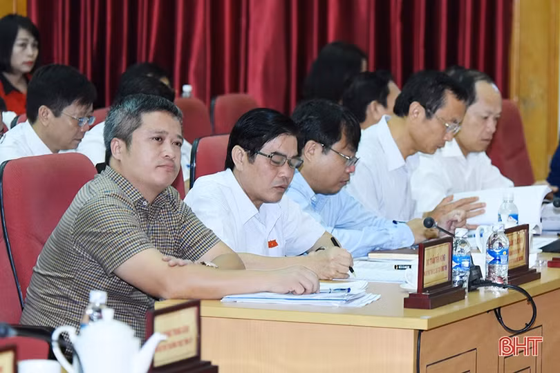 HĐND tỉnh Hà Tĩnh hoàn thành phiên thảo luận tại hội trường