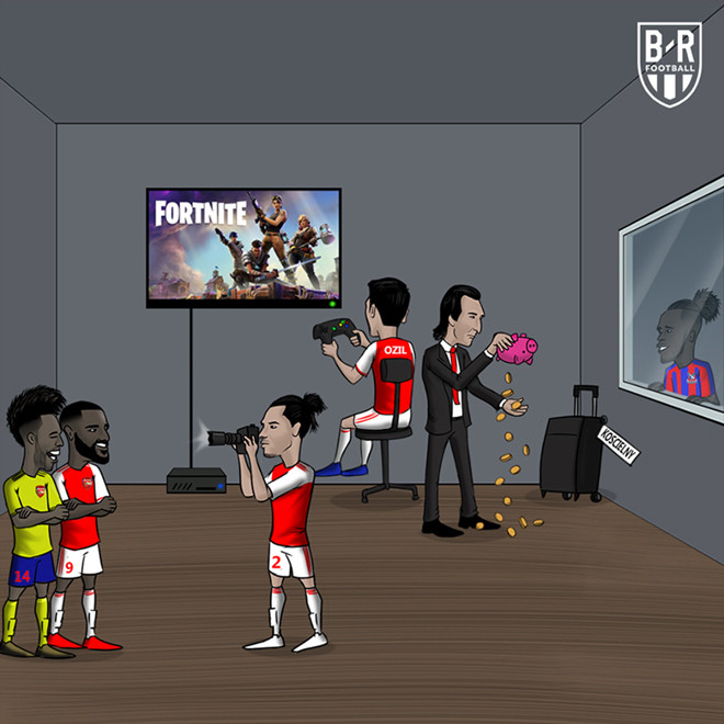 Ảnh chế MU và Arsenal vẫn đang “loay hoay” trên thị trường chuyển nhượng