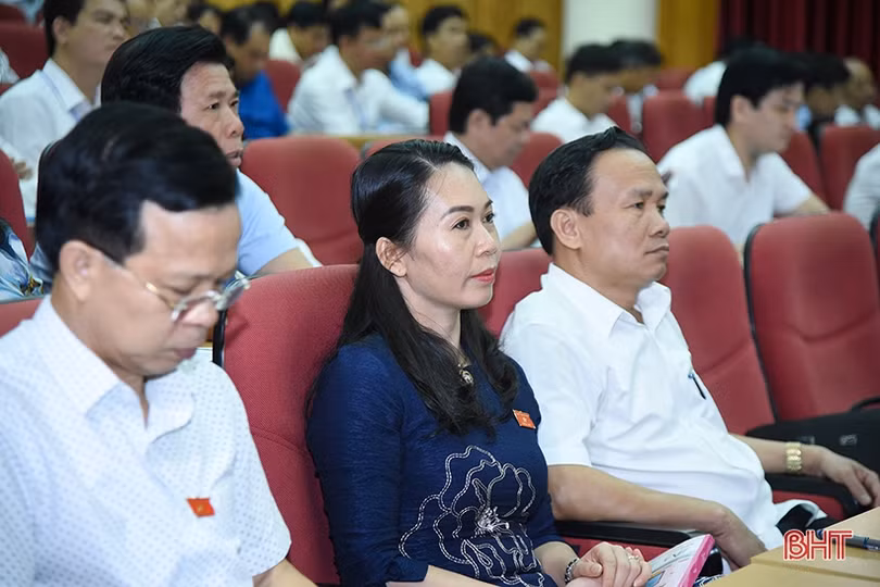 HĐND tỉnh Hà Tĩnh hoàn thành phiên thảo luận tại hội trường