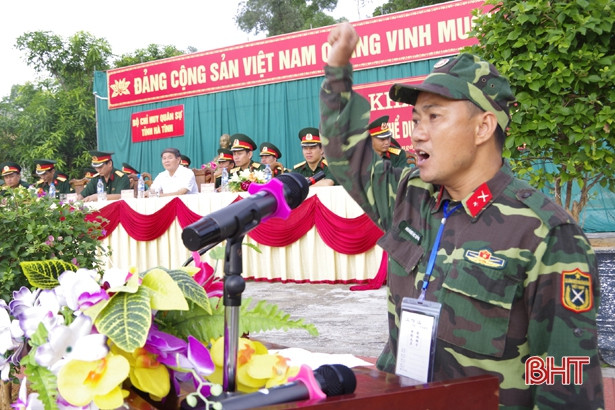 Khai mạc Hội thao thể dục thể thao lực lượng vũ trang Hà Tĩnh