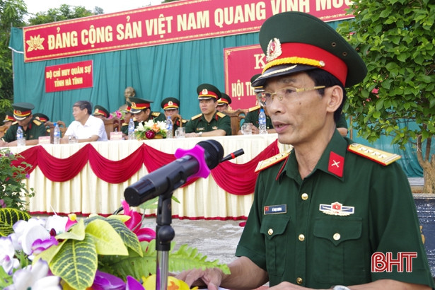 Khai mạc Hội thao thể dục thể thao lực lượng vũ trang Hà Tĩnh